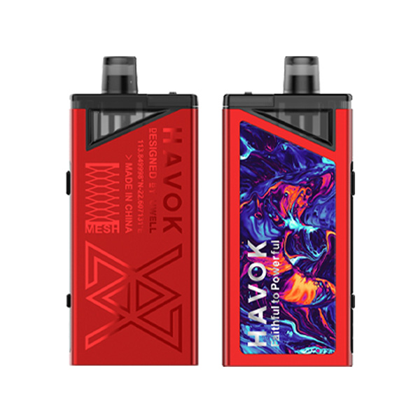 Uwell Havok V1 Pod Kit Red 4 ml