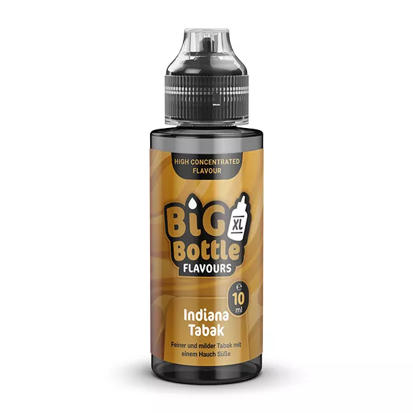 Big Bottle Flavours Aroma - Indiana Tabak - 10ml in 120ml Flasche 
