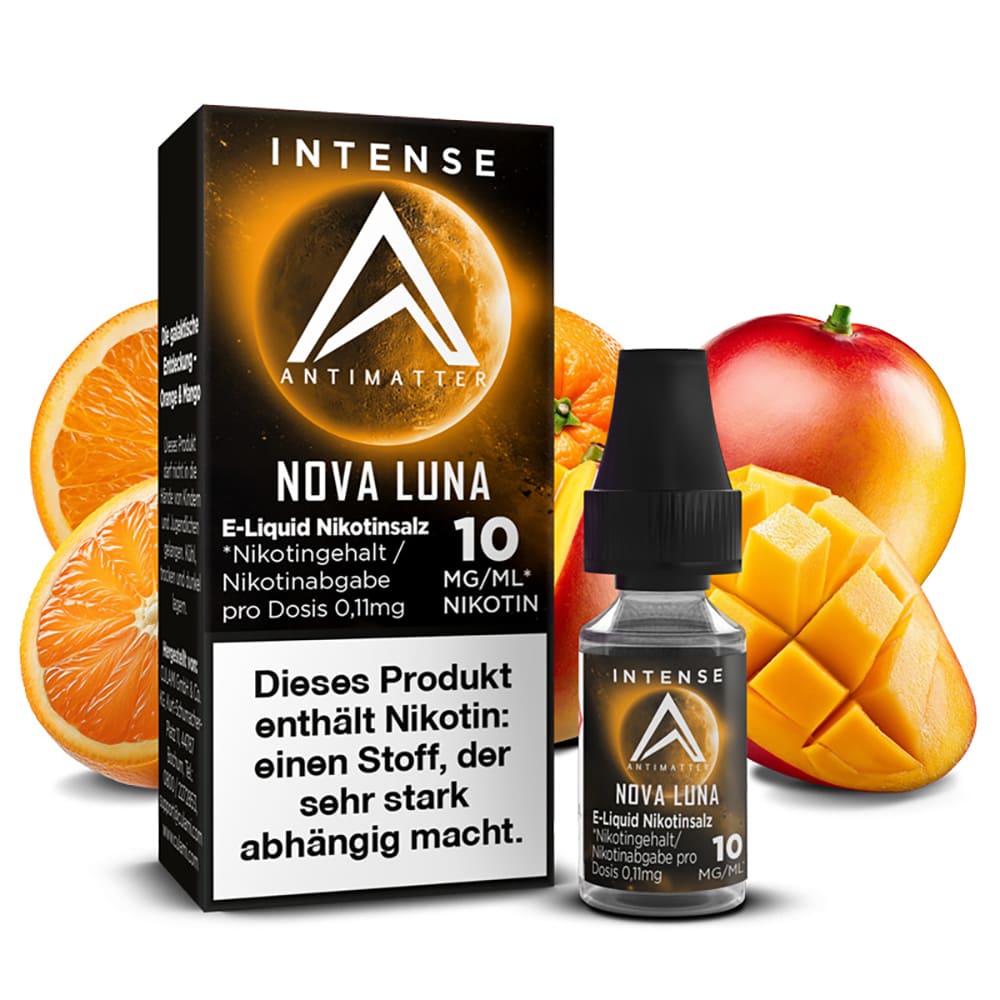 Antimatter Intense Nikotinsalz - Nova Luna - 10mg 10ml Liquid Antimatter Intense Nikotinsalz - Nova Luna - 10mg 10ml Liquid