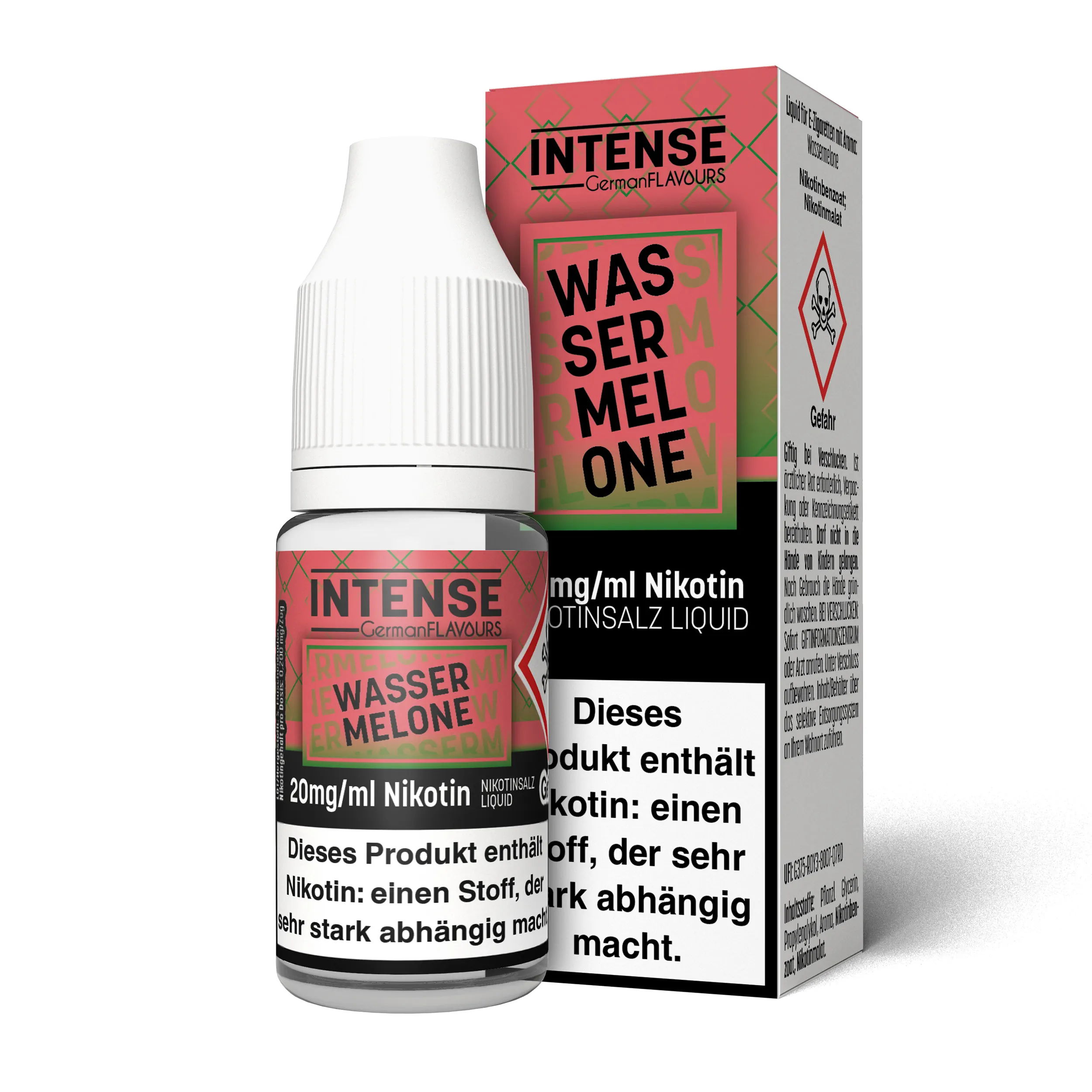 INTENSE Liquid NicSalt 10 ML- Wassermelone - 20 mg INTENSE Liquid NicSalt 10 ML- Wassermelone - 20 mg