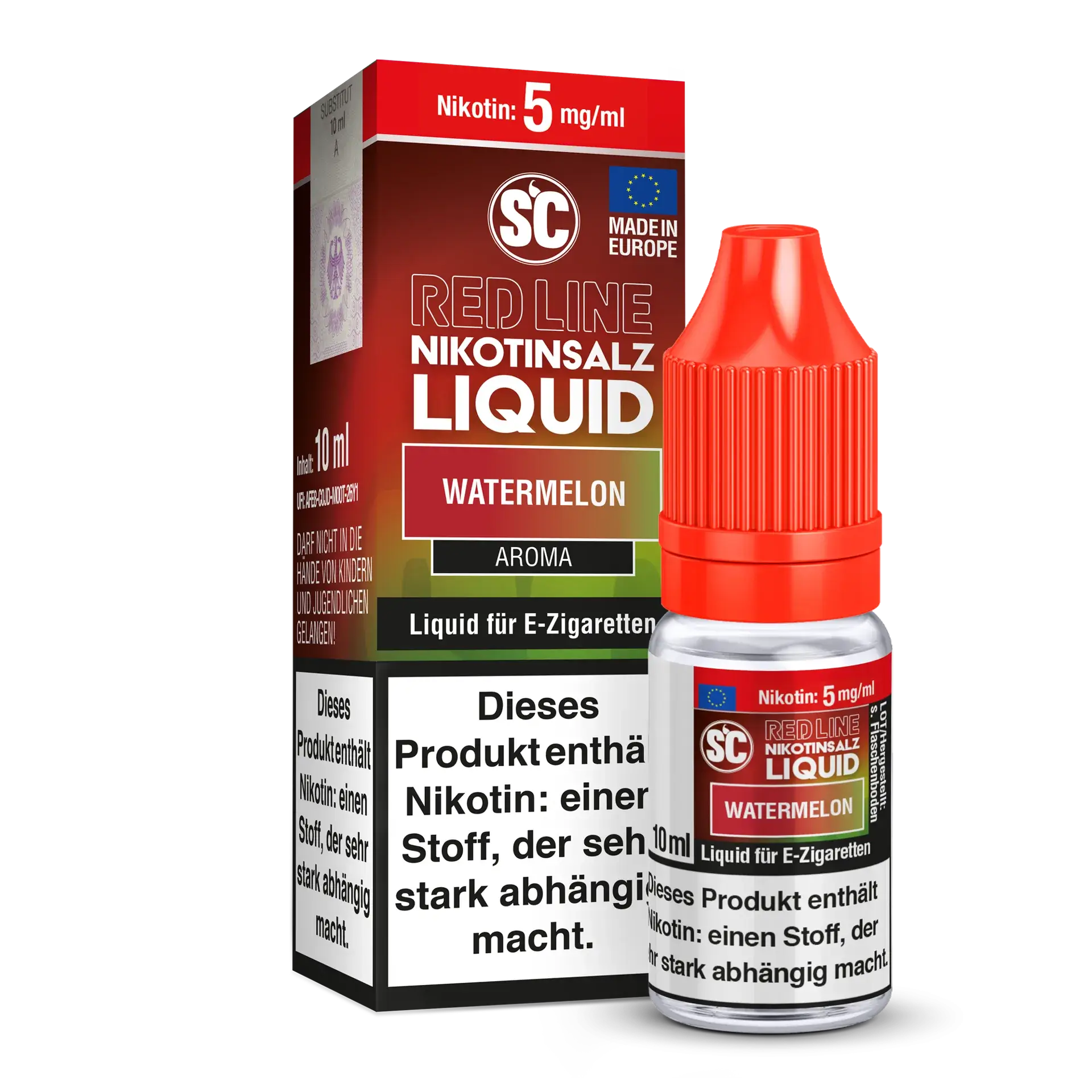 SC Red Line - Watermelon 10ml Nikotinsalz Liquid