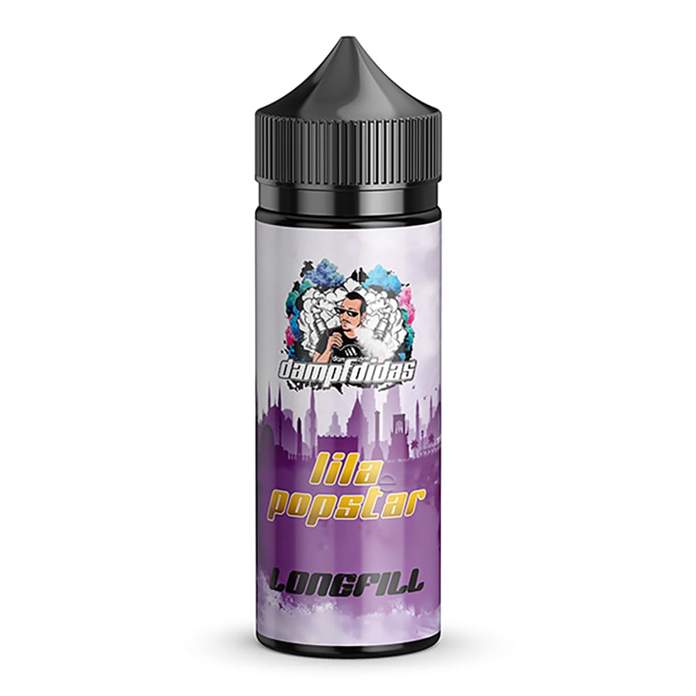 Dampfdidas Longfill - Lila Popstar - 10ml Aroma in 120ml Flasche  C