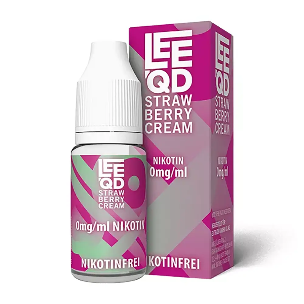 LEEQD Crazy Strawberry Cream 10ml 0mg Liquid LEEQD Crazy Strawberry Cream 10ml 0mg Liquid