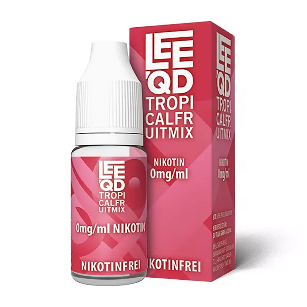 LEEQD Fruits Tropical Fruit Mix 10ml 0mg Liquid 