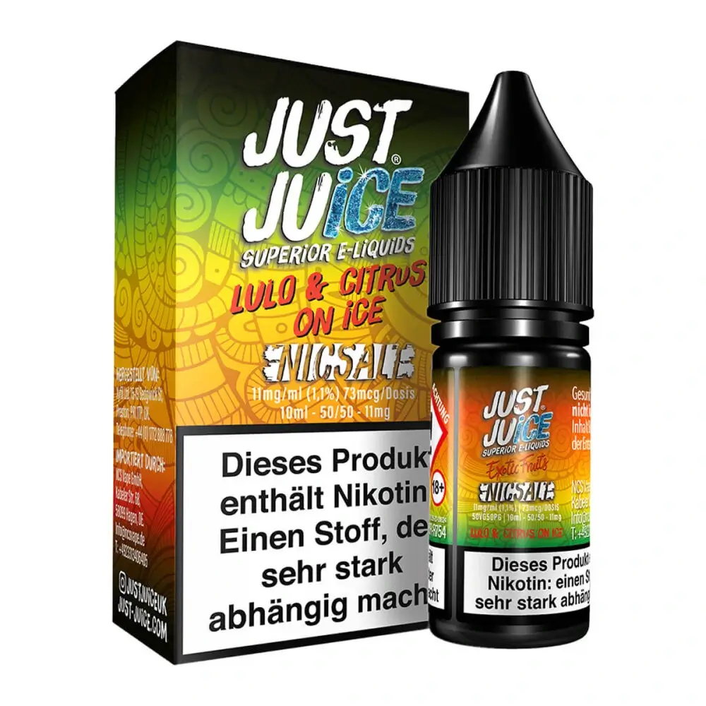 Just Juice - Lulo & Citrus on Ice 10ml Nikotinsalz Liquid