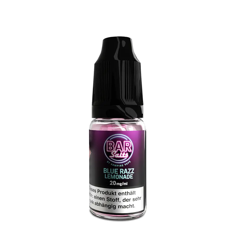 Bar Salts Nikotinsalz - Blue Razz Lemonade - Liquid 20mg 10ml by Vampire Vape 