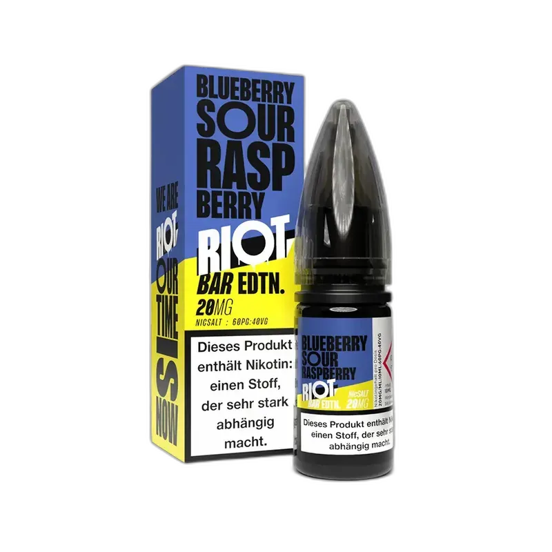 Riot Squad Nikotinsalz - Blueberry Sour Raspberry - Liquid 20mg 10ml Riot Squad Nikotinsalz - Blueberry Sour Raspberry - Liquid 20mg 10ml
