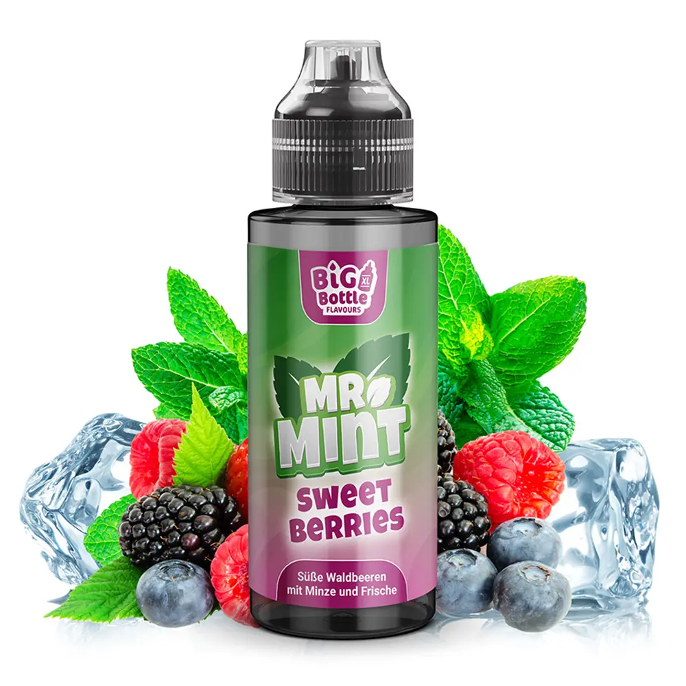 Mr. Mint Aroma Longfill - Sweet Berries - 10ml in 120ml Flasche 