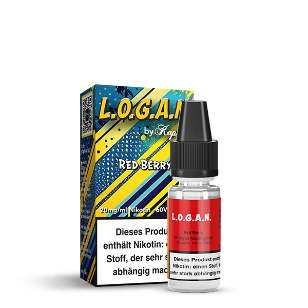L.O.G.A.N. Nikotinsalz - Red Berry - 10ml Liquid 20mg Nikotinsalz 