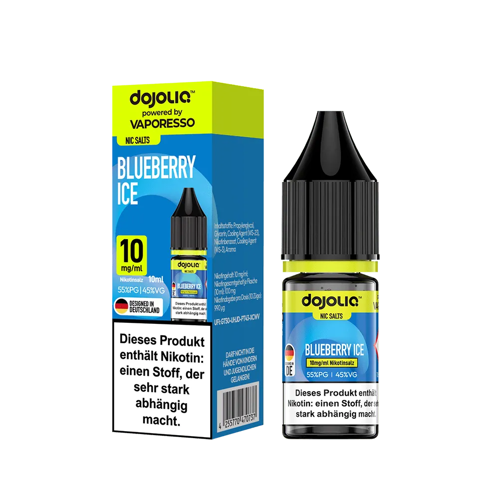 Dojoliq - Blueberry Ice 10ml Nikotinsalz Liquid