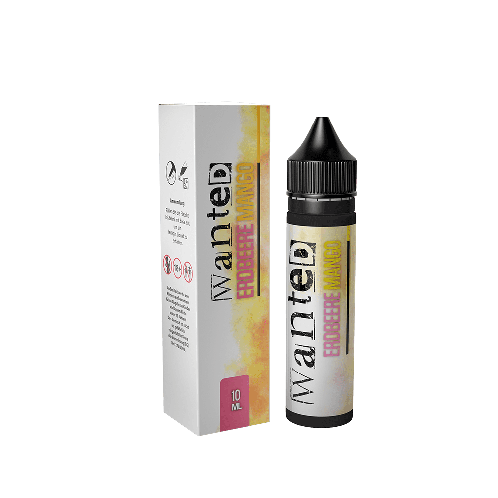Wanted Aroma Longfill - Erdbeere Mango - 10ml in 60ml Flasche 