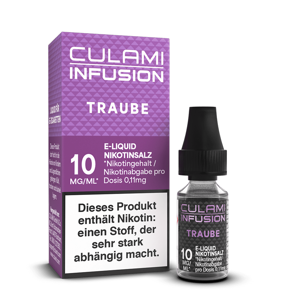 Culami Infusion Nikotinsalz - Traube - Liquid 10mg 10ml 