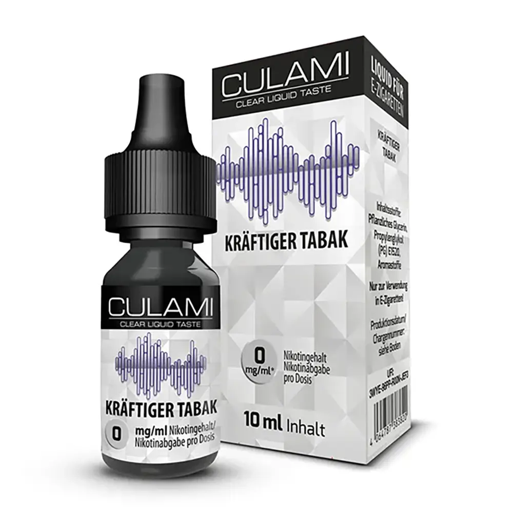 Culami Liquid - Kräftiger Tabak - 0mg Culami Liquid - Kräftiger Tabak - 0mg