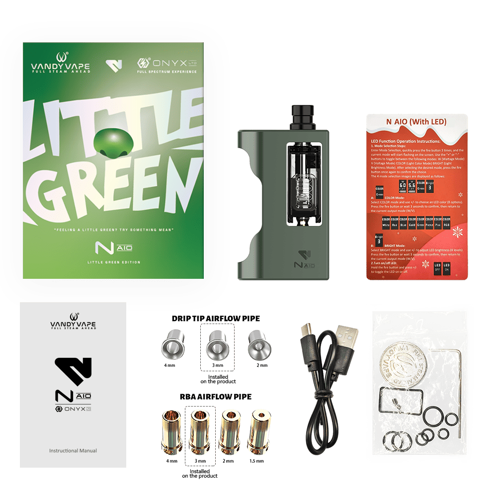 Vandyvape N AIO Kit Little Green Limited Edition