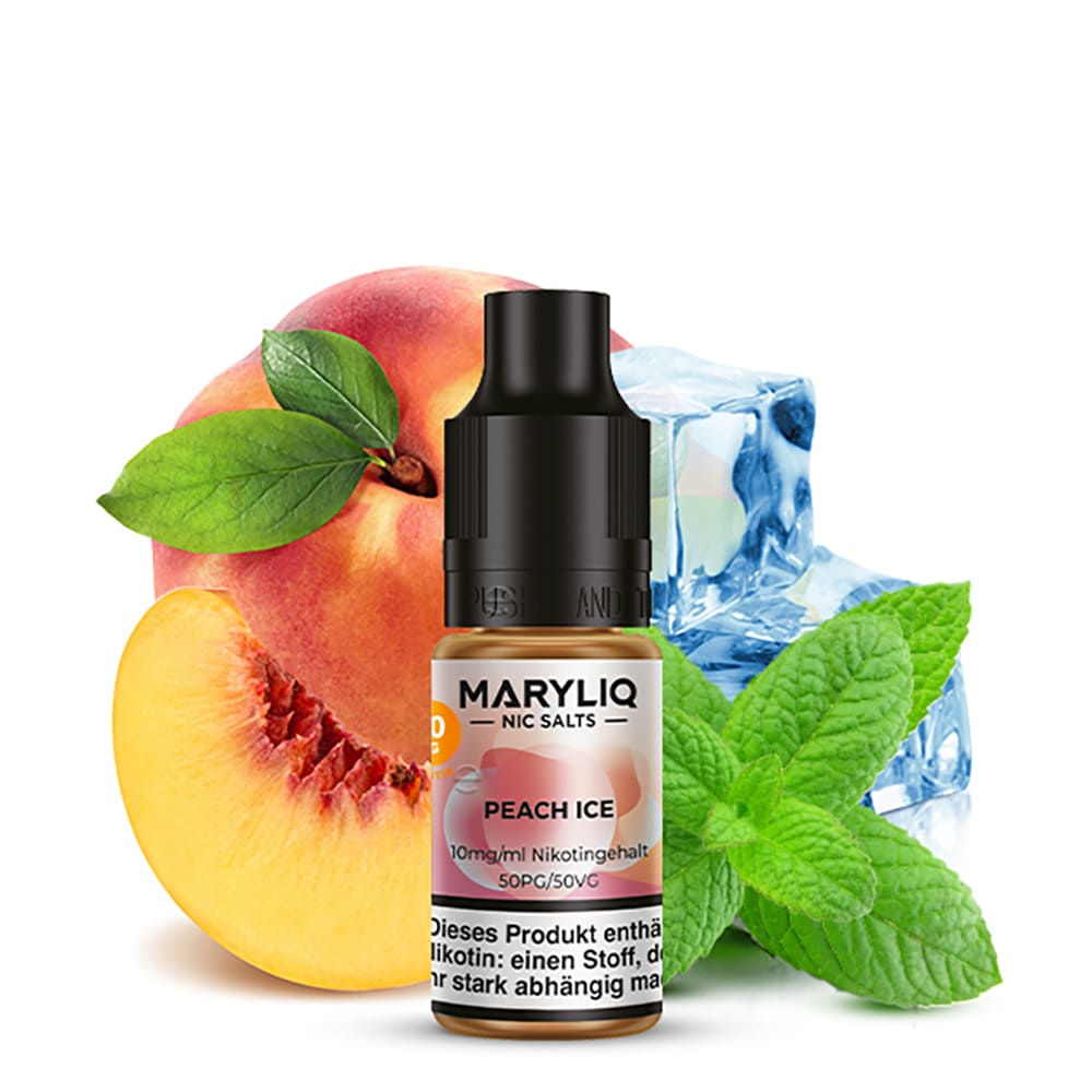 Maryliq Nikotinsalz - Peach Ice - 10mg 10ml 