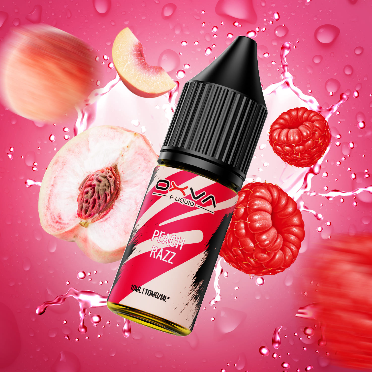 Oxva E-Liquid Nikotinsalz - Peach Razz - 10ml Liquid 10mg 