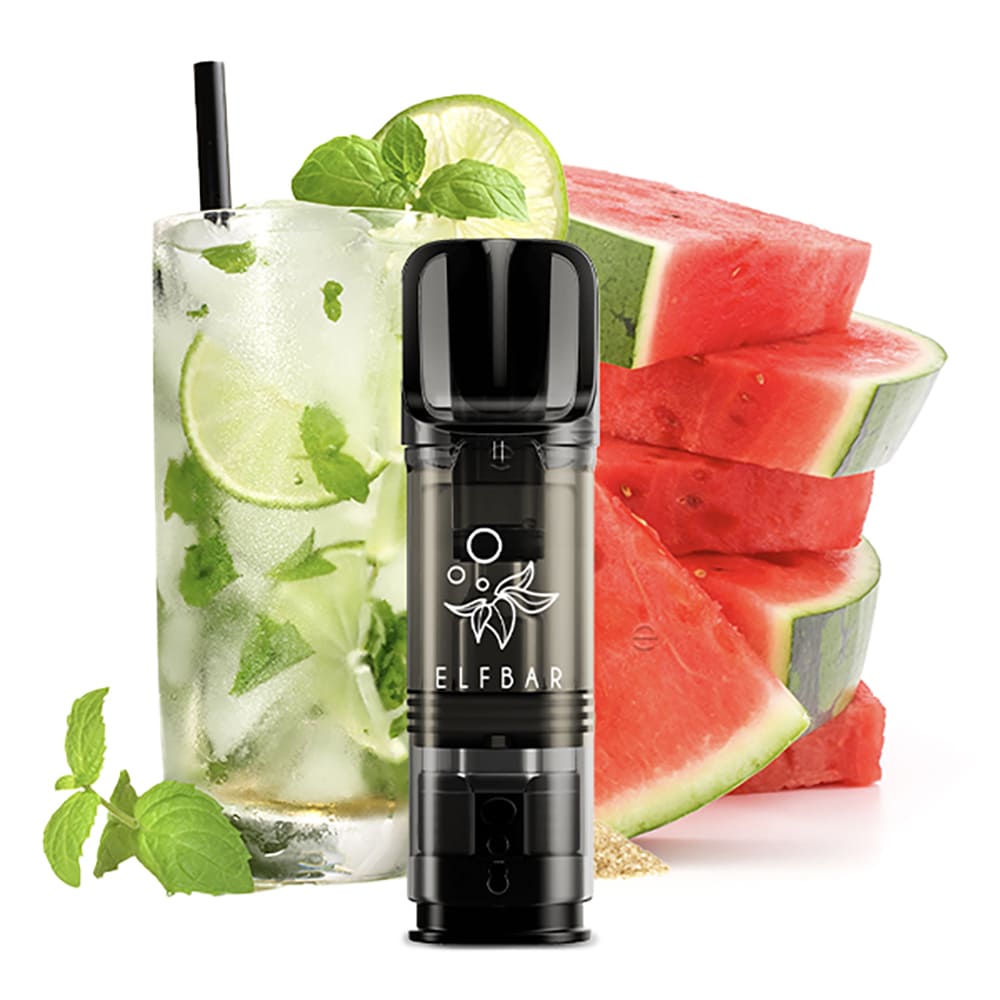 2x Elfbar Elfa Einweg Pod - Watermelon Mojito - 20mg Nikotinsalz 2ml  2x Elfbar Elfa Einweg Pod - Watermelon Mojito - 20mg Nikotinsalz 2ml