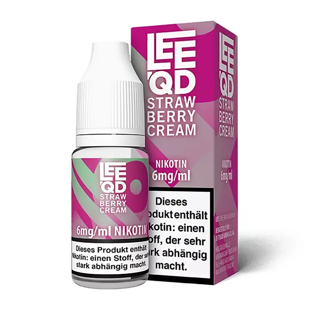 LEEQD Liquid - Crazy Strawberry Cream - 6mg