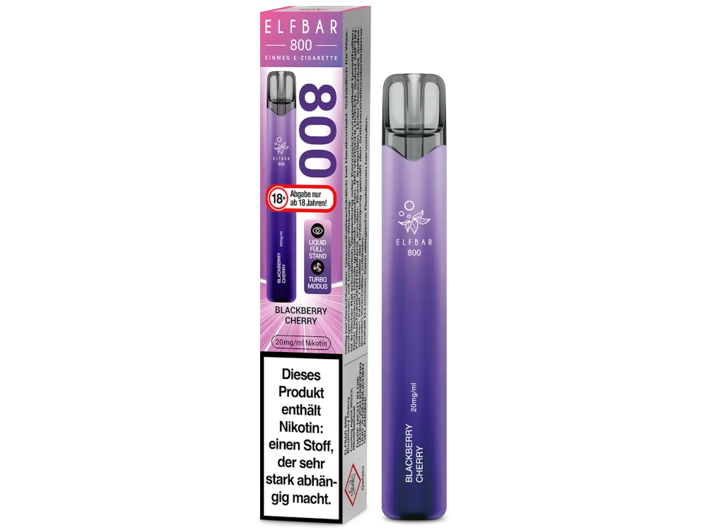 Elfbar 800 Einweg E-Zigarette - Blackberry Cherry