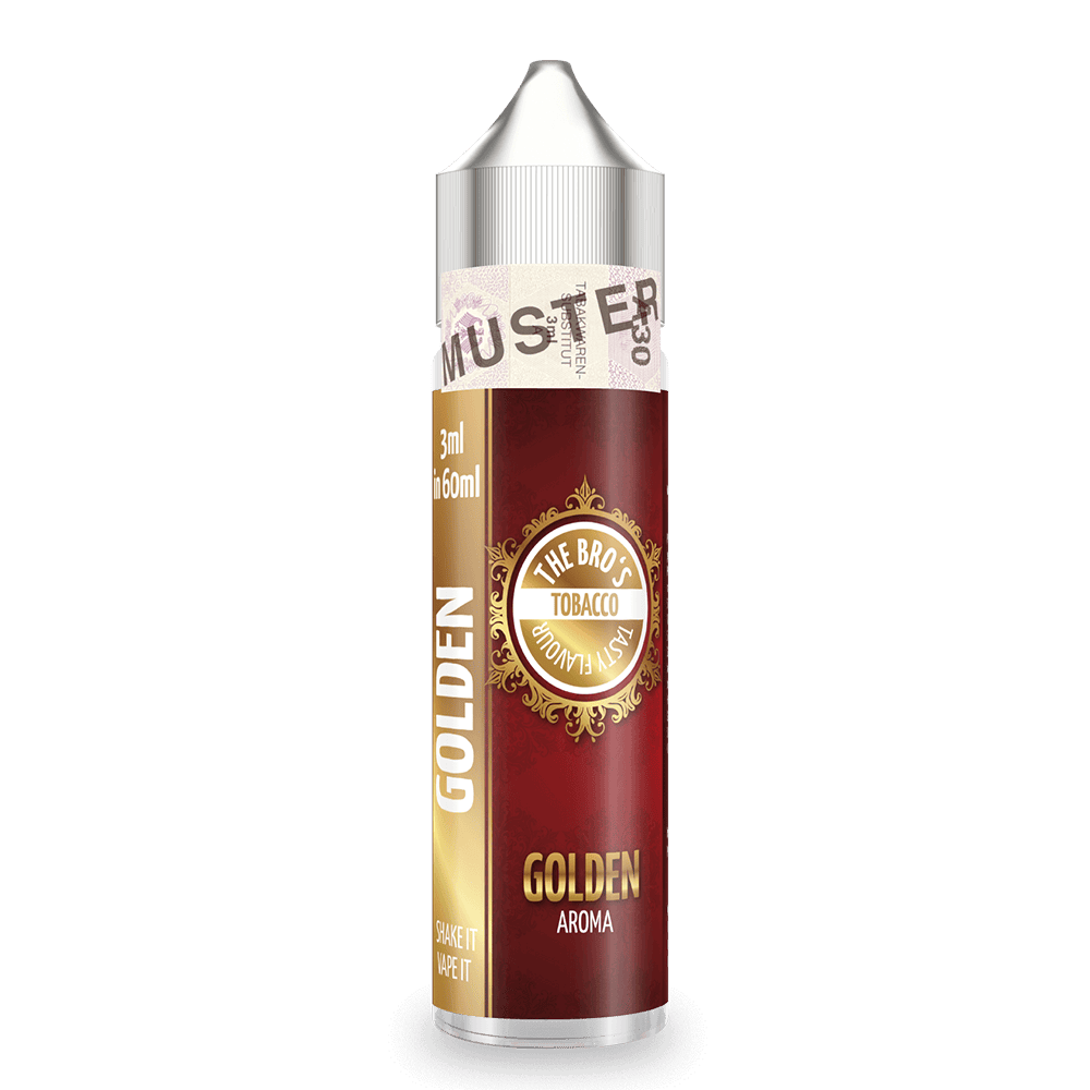 The Bros Aroma Longfill - Tobacco Golden - 3ml in 60ml Flasche  The Bros Aroma Longfill - Tobacco Golden - 3ml in 60ml Flasche
