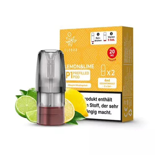 2 x Elfbar Mate 500 Einweg Pod - Lemon & Lime 2ml Nikotinsalz