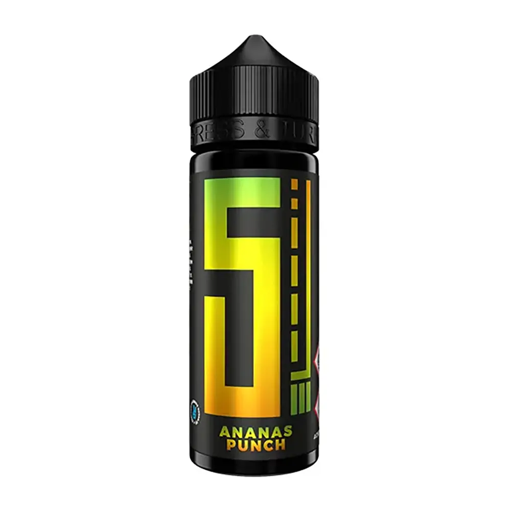 5EL Ananas Punch 10ml Aroma in 120ml Flasche 
