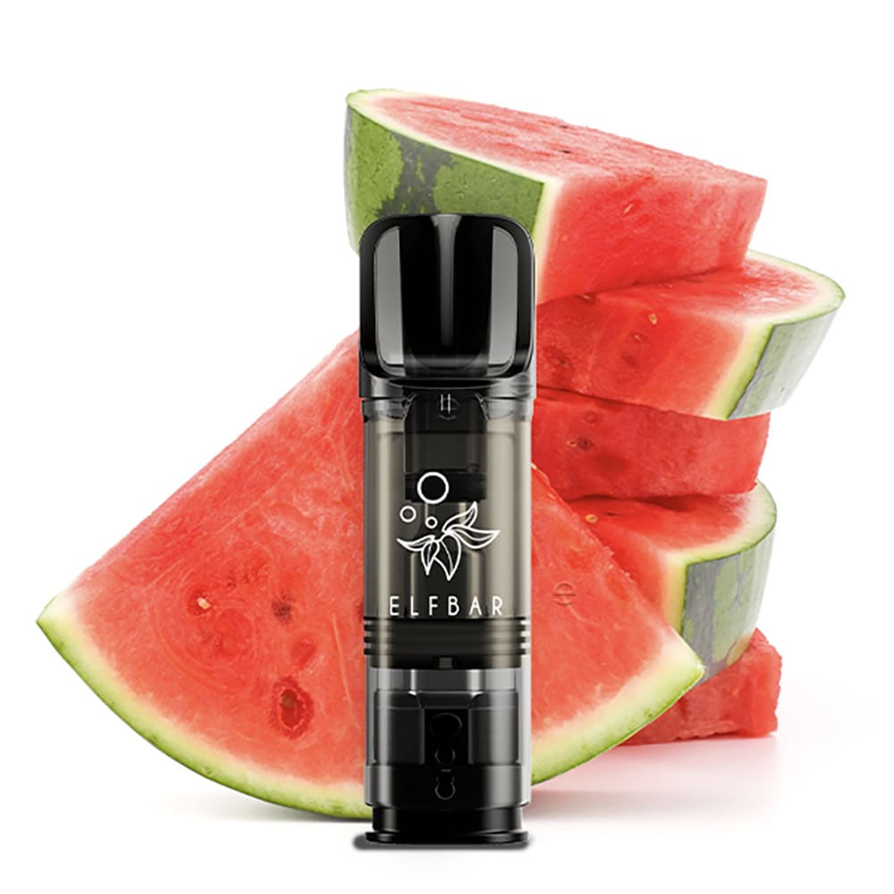 2x Elfbar Elfa Einweg Pod - Watermelon - 0mg 2ml 2x Elfbar Elfa Einweg Pod - Watermelon - 0mg 2ml