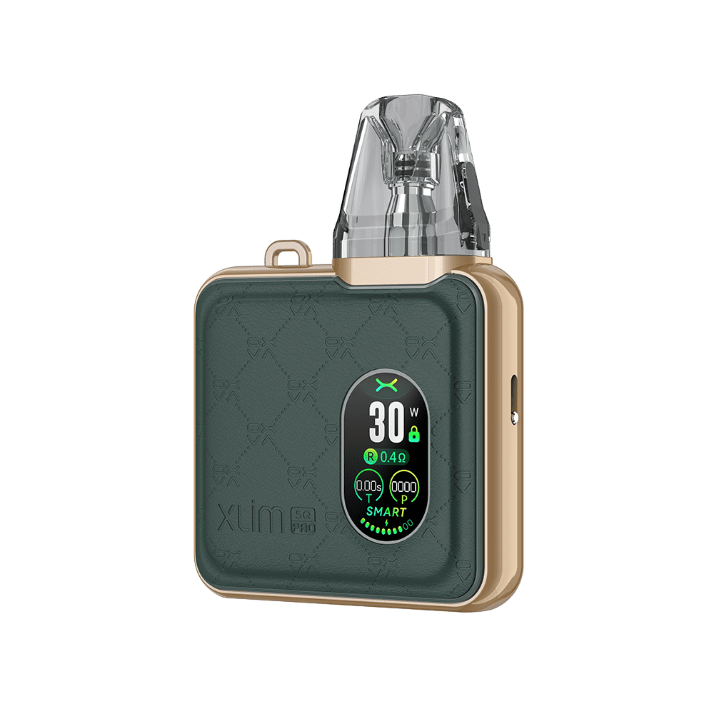 OXVA Xlim SQ Pro Pod Kit Green Leather OXVA Xlim SQ Pro Pod Kit Green Leather