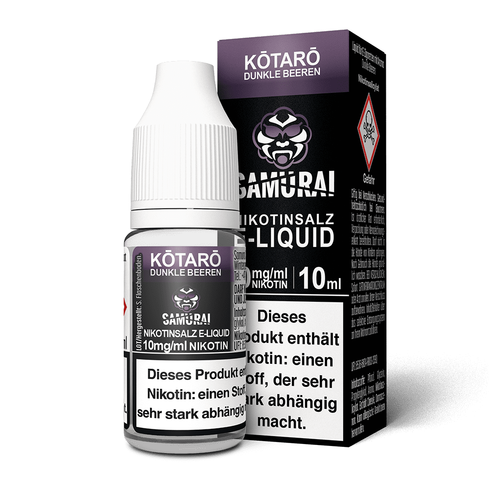 Samurai Nikotinsalz - Kotaro Dunkle Beeren - Liquid 10mg 10ml 