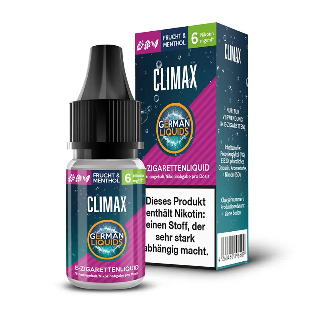 German Liquids CLIMAX 6mg German Liquids CLIMAX 6mg