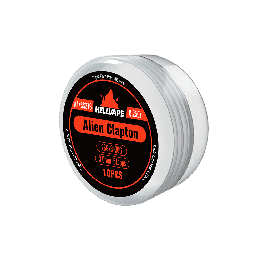 Hellvape A1 Alien Clapton Coil 0,25 Ohm SS316 Hellvape A1 Alien Clapton Coil 0,25 Ohm SS316