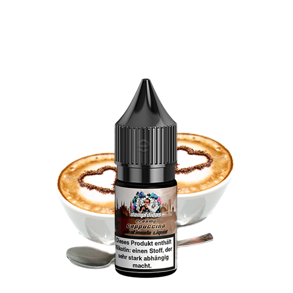 Dampfdidas Nikotinsalz - Creamy Cappuccino - 10ml Liquid 20mg 
