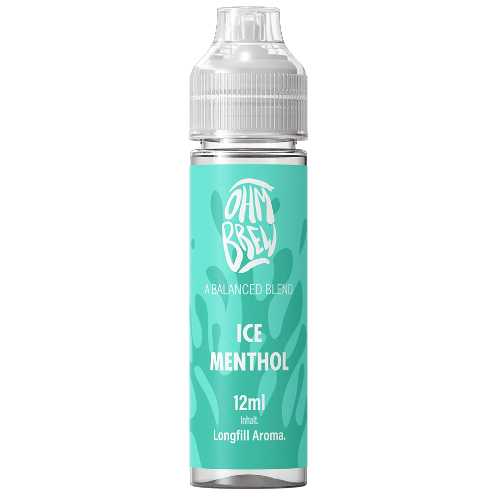 Ohm Brew Aroma Longfill - Ice Menthol- 12ml in 60ml Flasche 