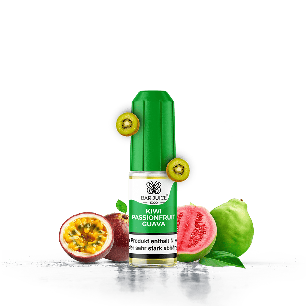 Bar Juice 5000 Nikotinsalz - Kiwi Passionfruit Guava - Liquid 10mg 10ml C Bar Juice 5000 Nikotinsalz - Kiwi Passionfruit Guava - Liquid 10mg 10ml C