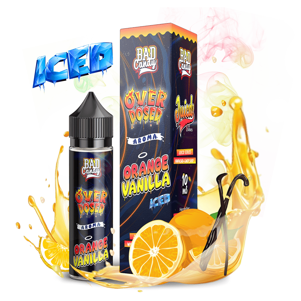 Bad Candy Longfill - Orange Vanilla Iced - Overdosed 10ml Aroma in 60 ml Flasche Bad Candy Longfill - Orange Vanilla Iced - Overdosed 10ml Aroma in 60 ml Flasche