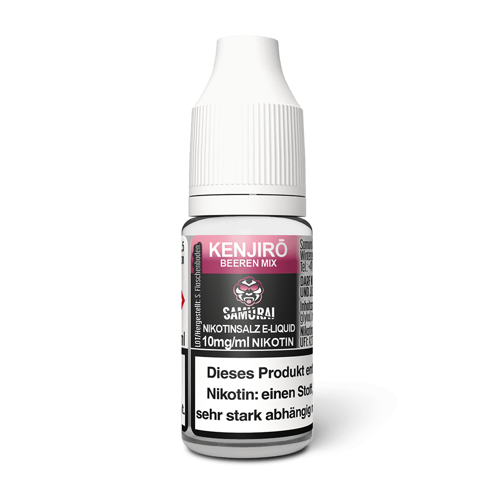 Samurai Nikotinsalz - Kenjiro Beeren Mix - Liquid 10mg 10ml 