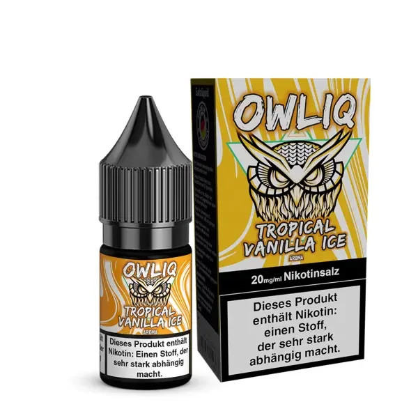 OWLIQ - Tropical Vanilla Ice 10ml Nikotinsalz Liquid