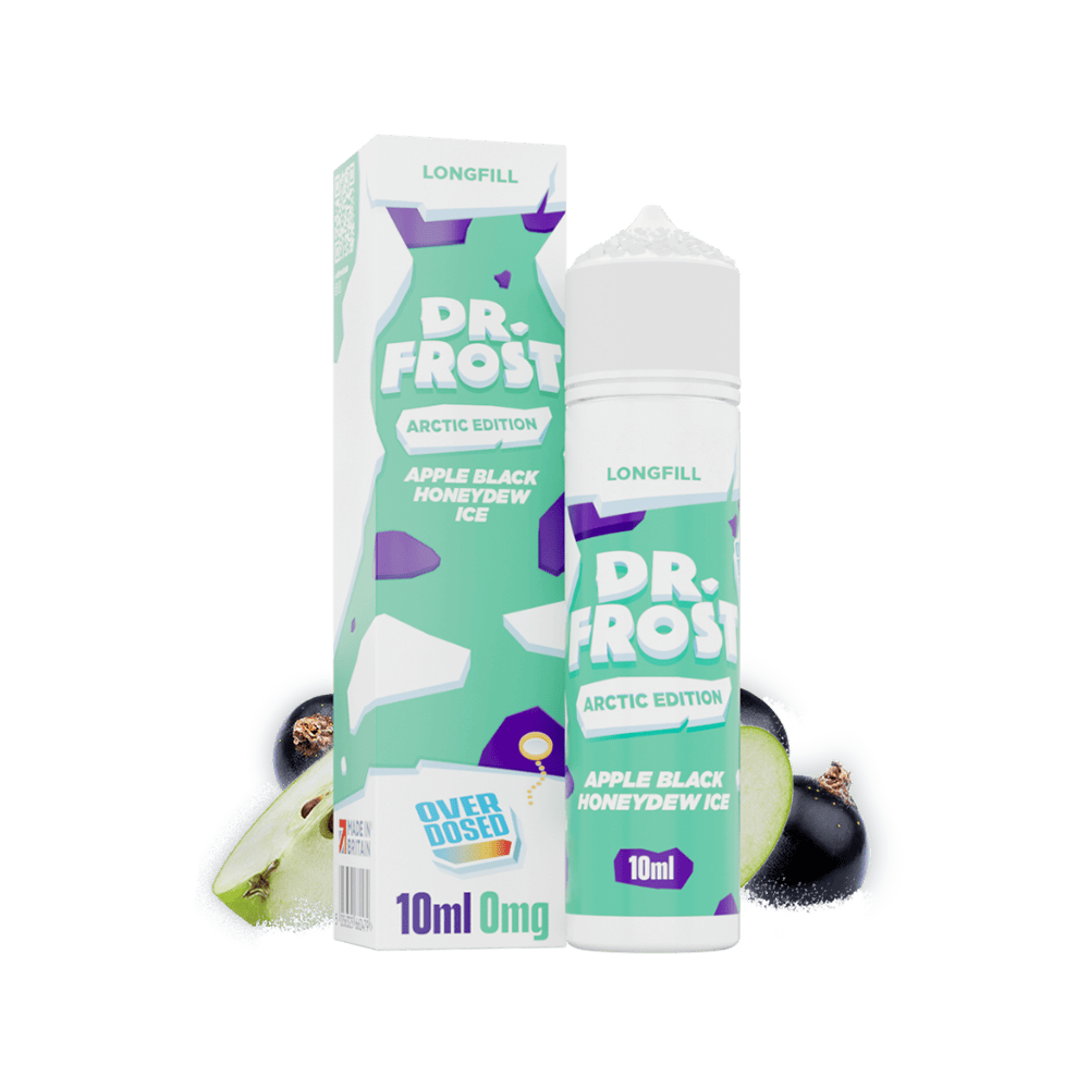 Dr. Frost Longfill - Apple Black Honeydew Ice - Overdosed 10ml Aroma in 60ml Flasche Dr. Frost Longfill - Apple Black Honeydew Ice - Overdosed 10ml Aroma in 60ml Flasche