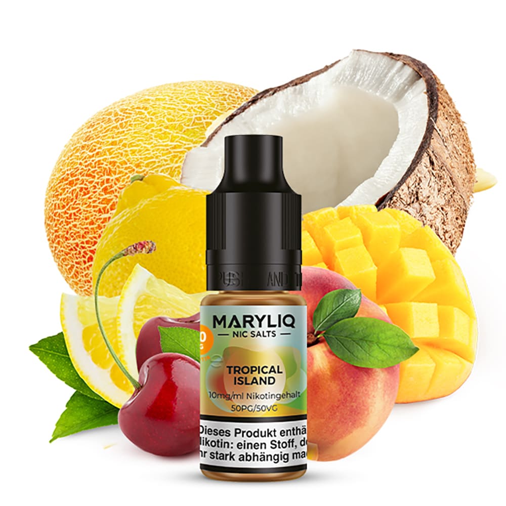 Maryliq Nikotinsalz - Tropical Island - 10mg 10ml 