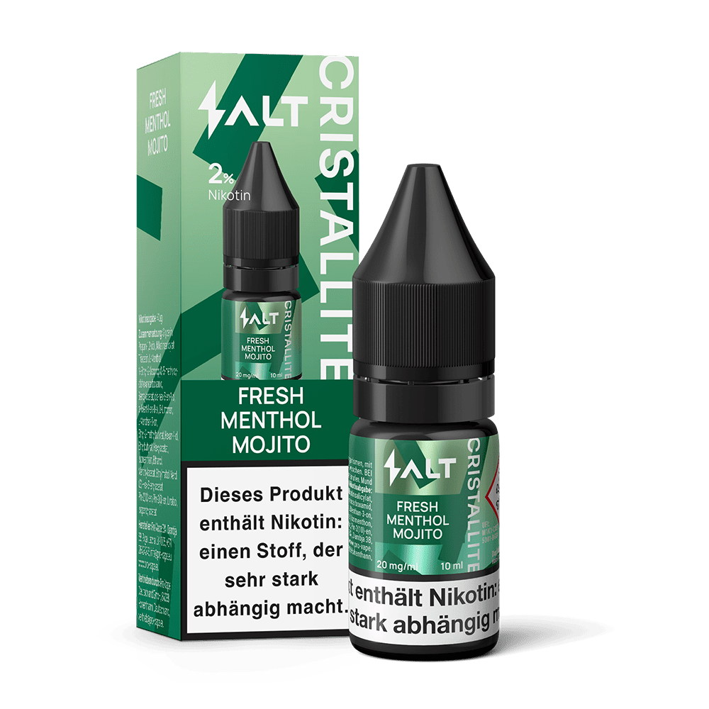 SALT Cristallite Nikotinsalz - Fresh Menthol Moijto - 10ml Liquid 20mg  C