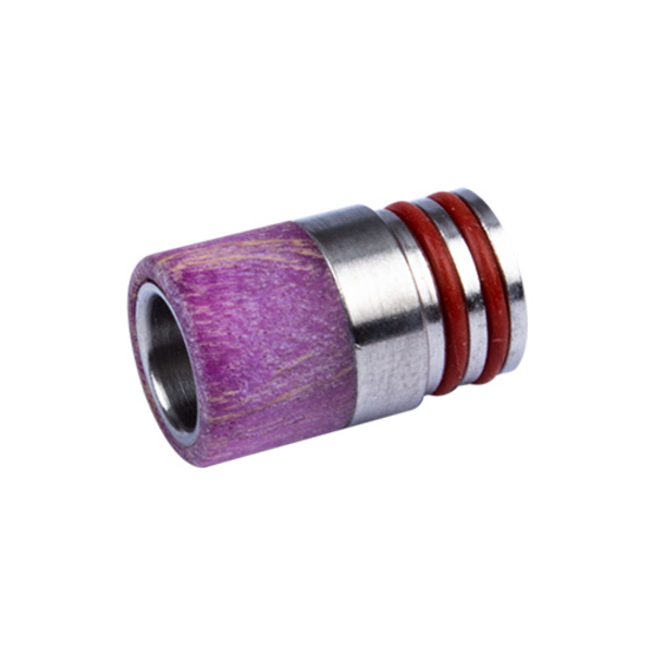 Drip Tip versteinertes Holz mehrfarbig gerade Typ B Drip Tip versteinertes Holz mehrfarbig gerade Typ B