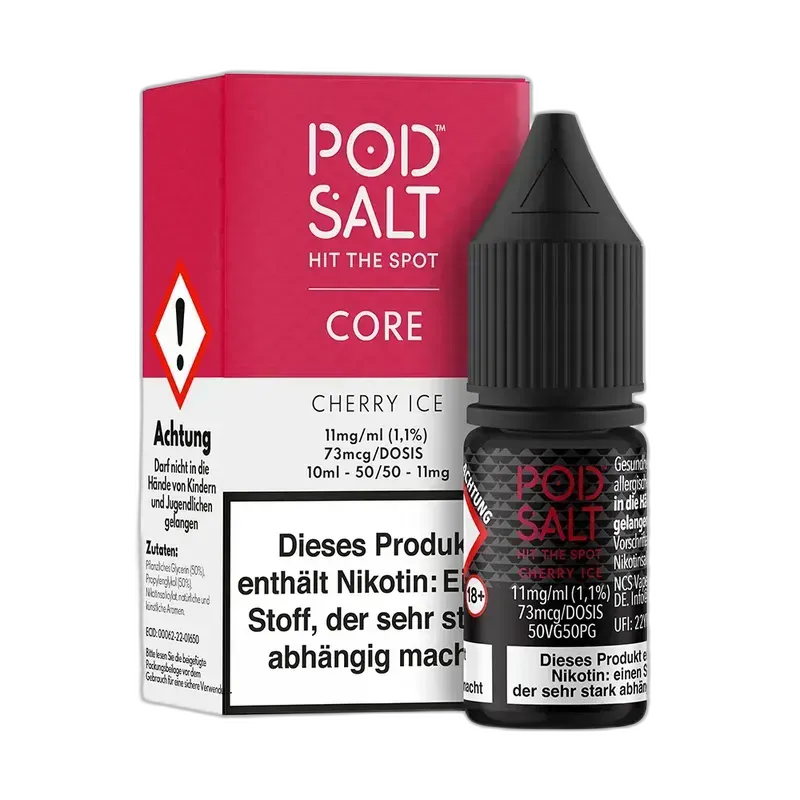 Pod Salt Core - Cherry Ice 10ml Nikotinsalz Liquid