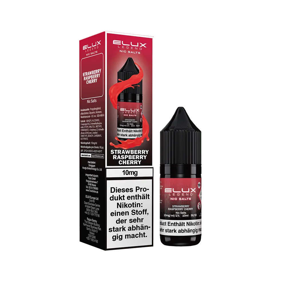 Elux - Strawberry Raspberry Cherry 10ml Nikotinsalz Liquid