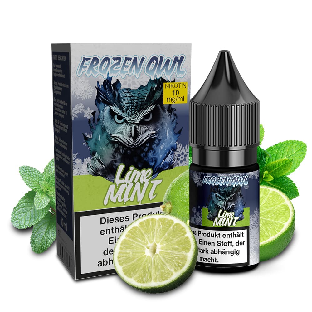 Frozen OWL Nikotinsalz - Lime Mint - 10ml Liquid 10mg  C