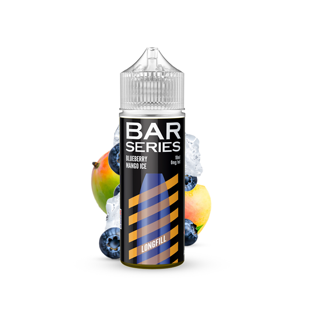 Bar Series Aroma Longfill - Blueberry Mango Ice - 10ml in 120ml Flasche  Bar Series Aroma Longfill - Blueberry Mango Ice - 10ml in 120ml Flasche