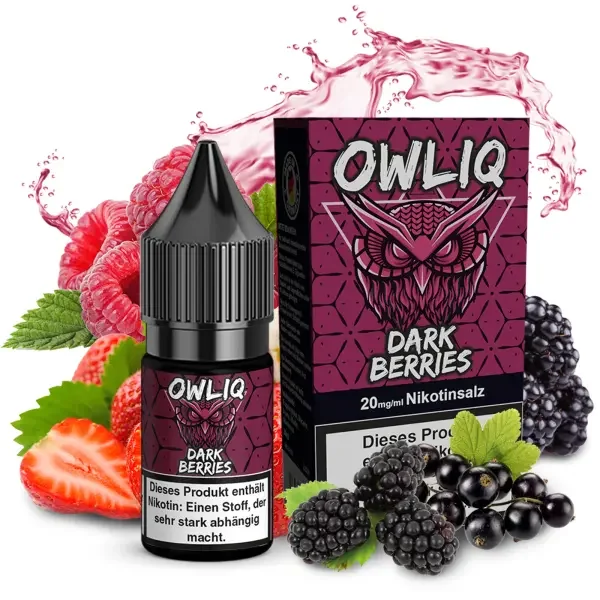 OWLIQ - Dark Berries 10ml Nikotinsalz Liquid