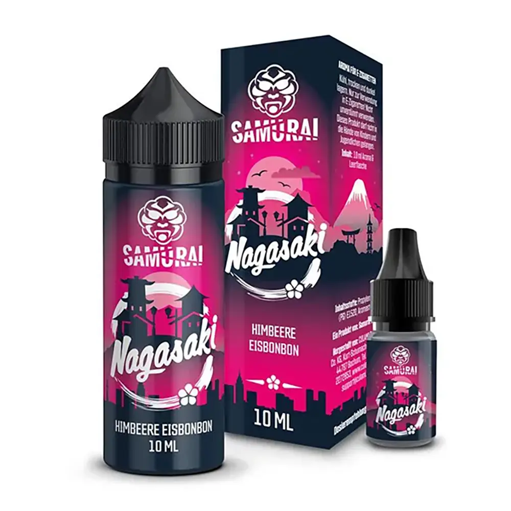 Samurai Nagasaki 10ml Aroma in 120ml Chubby Samurai Nagasaki 10ml Aroma in 120ml Chubby