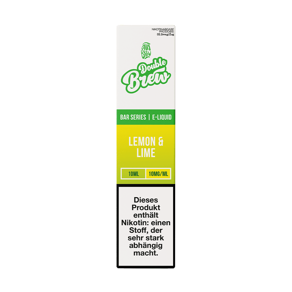Double Brew Nikotinsalz - Lemon & Lime - 10ml Liquid 10mg  C