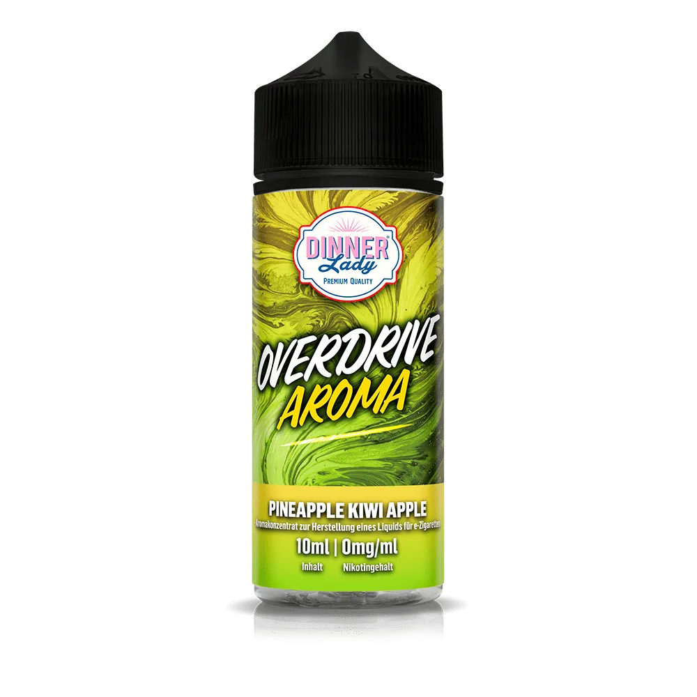 Dinner Lady Overdrive - Pineapple Kiwi Apple 10ml Aroma Longfill