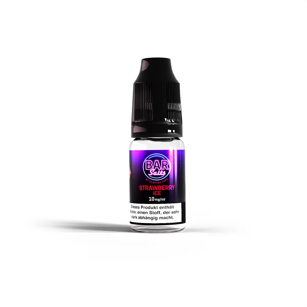 Bar Salts by Vampire Vape Nikotinsalz - Strawberry Ice - Liquid 10mg Bar Salts by Vampire Vape Nikotinsalz - Strawberry Ice - Liquid 10mg